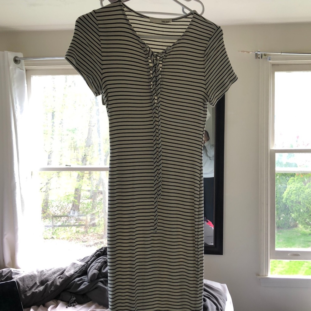 long striped dress
